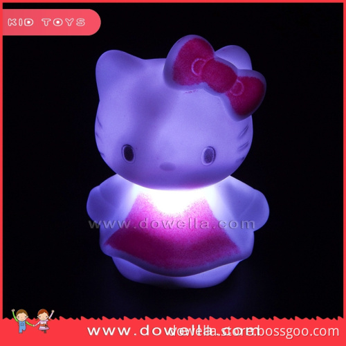 Disney approved Factory, custom LED Flashing Hello kitty vinyl figures, lgiht up vinyl Hello kitty figures